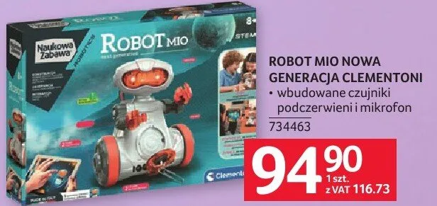 Robot Mio nowa generacja Clementoni promocja w Selgros