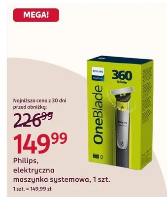 Elektryczna maszynka systemowa Philips, 1 szt. promocja w Rossmann