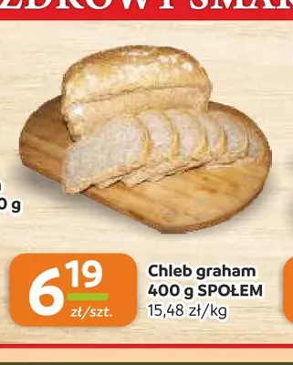 Chleb graham 400 g Społem promocja w Społem Częstochowa