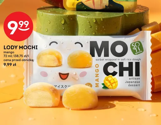 Lody Mochi mango Soti Natural promocja w Żabka