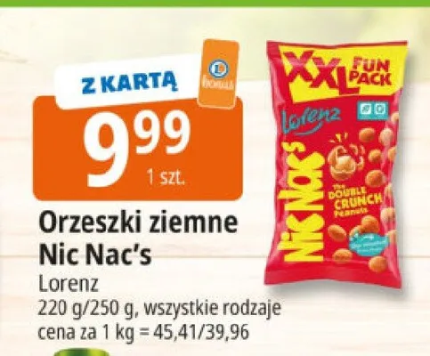 Orzeszki ziemne Nic Nac's promocja w Leclerc
