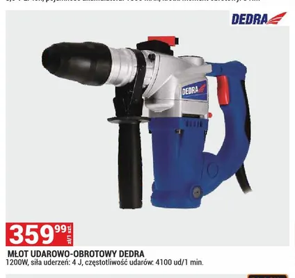 Młot udarowo-obrotowy Dedra promocja w Merkury Market