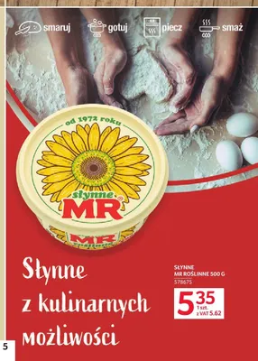 Margaryna Słynne MR roślinne promocja w Selgros