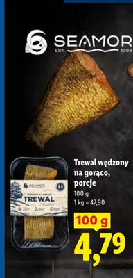 Trewal wędzony na gorąco porcje SEAMOR promocja w Lidl