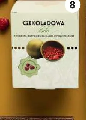 Kula z białej czekolady z herbatą Matcha i malinami liofilizowanymi Schronisko Bukowina promocja w Empik