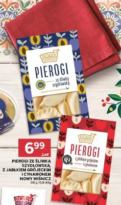 Pierogi z jabłkiem grójeckjm i cynamonem Nowy Wiśnicz promocja w Stokrotka