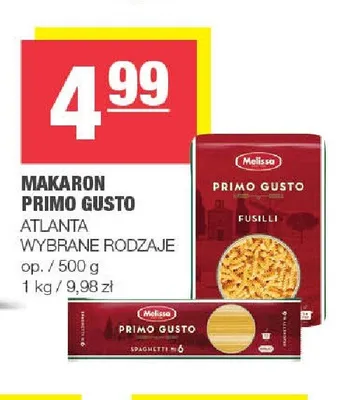 Makaron Primo Gusto promocja w SPAR