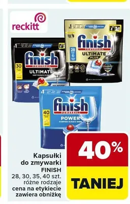 Kapsułki do zmywarki Finish promocja w Carrefour