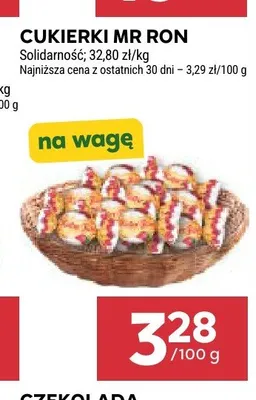 Cukierki Solidarność Mr Ron promocja w Stokrotka