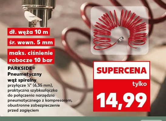 Pneumatyczny wąż spiralny PARKSIDE promocja w Kaufland