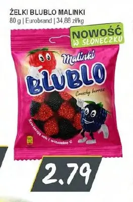 Żelki Blublo Malinki promocja w Słoneczko