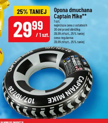 Opona dmuchana Captain Mike promocja w POLOmarket