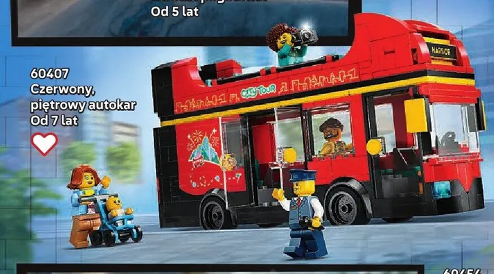 Klocki LEGO City 60407 Czerwony piętrowy autokar promocja w LEGO