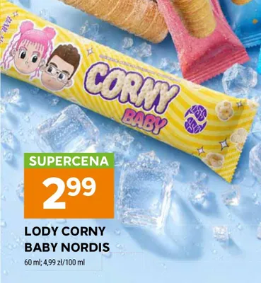 Lody Corny Baby Nordis promocja w Stokrotka