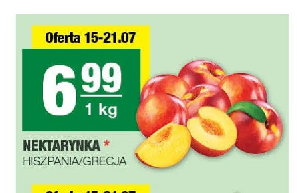Nektarynka promocja w SPAR