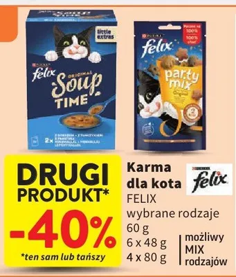 Karma dla kota Felix promocja w Intermarche