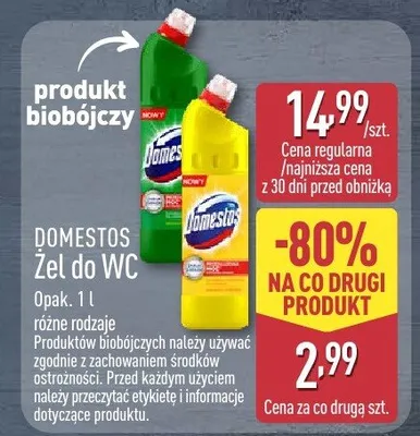 Żel do WC promocja w Aldi