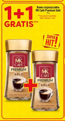 Kawa rozpuszczalna MK Café Premium Gold promocja w POLOmarket