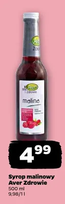 Syrop malinowy Zdrowie promocja w Netto
