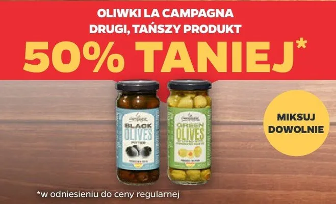 Oliwki black olives promocja w Netto