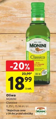 Oliwa Monini Classico promocja w Intermarche