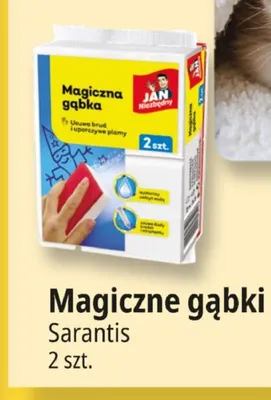 Magiczne gąbki Sarantis 2 szt. promocja w Leclerc