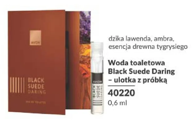 Woda toaletowa Avon Black Suede Daring promocja w AVON