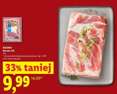 Boczek, XXL promocja w Lidl
