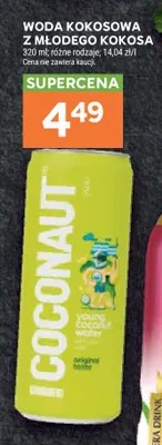Woda kokosowa z młodego kokosa Coconaut promocja w Stokrotka