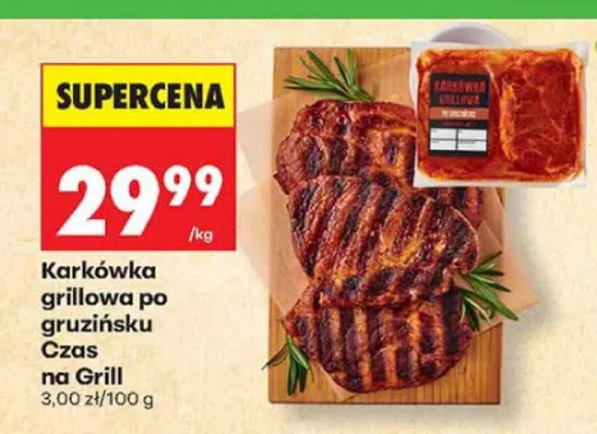 Karkówka grillowa po gruzińsku Czas na Grill promocja w Biedronka