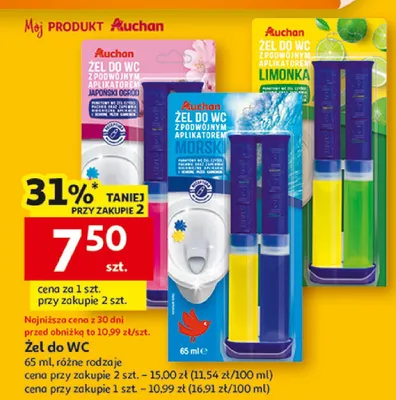 Żel do WC promocja w Auchan