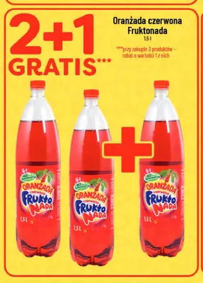 Oranżada czerwona Fruktonada promocja w POLOmarket