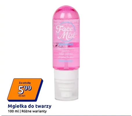 Mgiełka do twarzy Face Mist promocja w Action