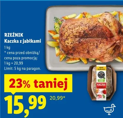 Kaczka z jabłkami promocja w Lidl