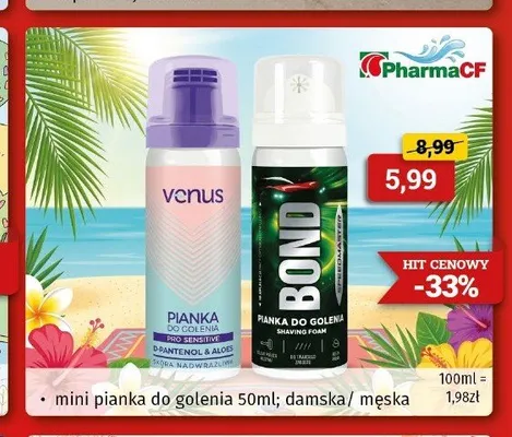 Pianka do golenia damska Venus promocja w Drogeria Kosmyk