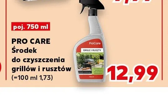 Środek do czyszczenia grillów i rusztów PRO CARE promocja w Kaufland