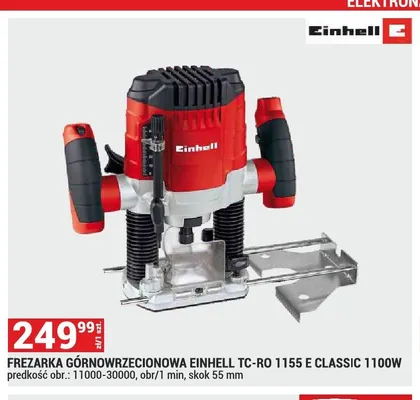 Frezarka górnowrzecionowa Einhell TC-RO 1155 E Classic promocja w Merkury Market