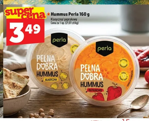 Hummus klasyczny Perla promocja w TOPAZ