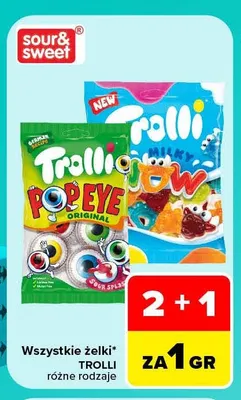 Żelki Trolli promocja w Carrefour Market