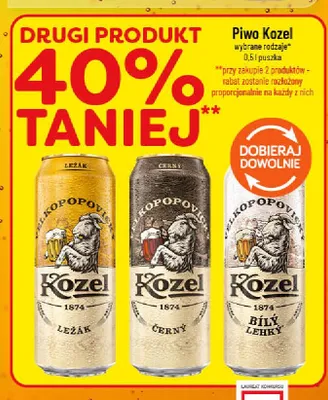Piwo Kozel Černý promocja w POLOmarket