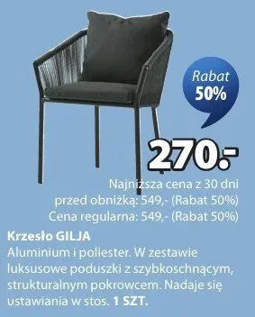 Krzesło Gilja promocja w Jysk