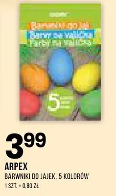 Barwniki do jajek, 5 kolorów promocja w Drogerie Natura