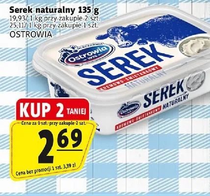 Serek naturalny promocja w Prim Market