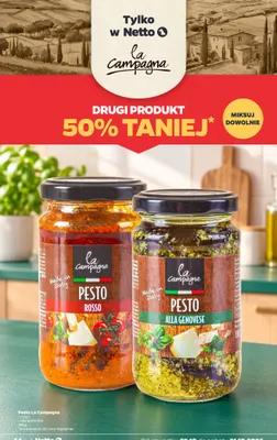 Pesto rosso La Campagna promocja w Netto