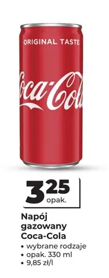 Napój gazowany Coca-Cola promocja w Odido
