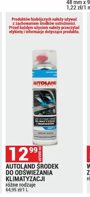 Środek do odświeżania klimatyzacji AUTOLAND promocja w Merkury Market