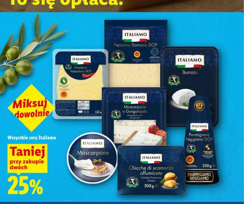 Ser Chicche di scamorza affumicate Italiamo promocja w Lidl