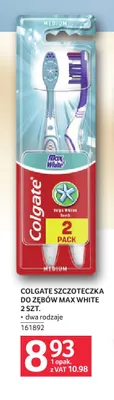 Szczoteczka do zębów Colgate Max White 2-pak promocja w Selgros