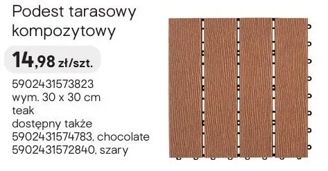 Podest tarasowy kompozytowy promocja w Castorama