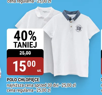 Polo chłopięce promocja w bi1